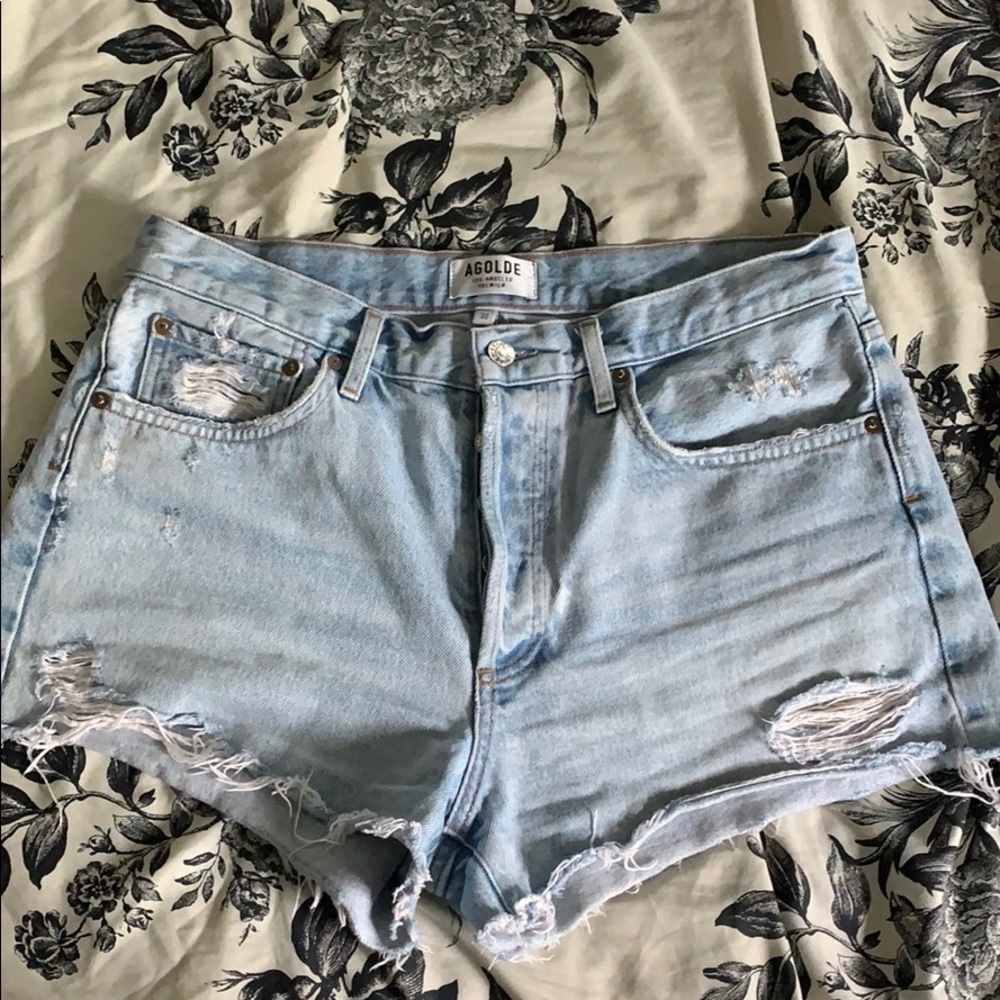 Agolde Parker Vintage Cut Off Short in Swapmeet